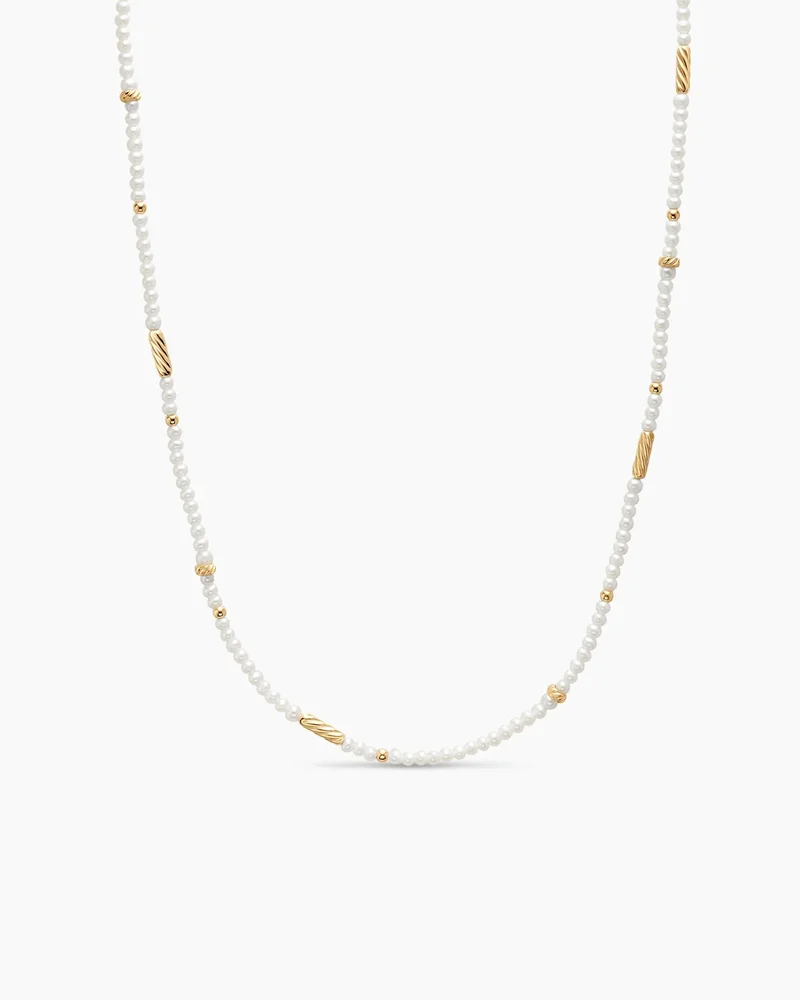 Color Bead Necklace 4mm