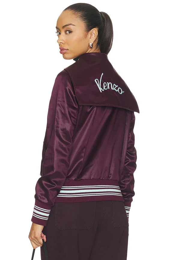 Varsity Cropped Bomber