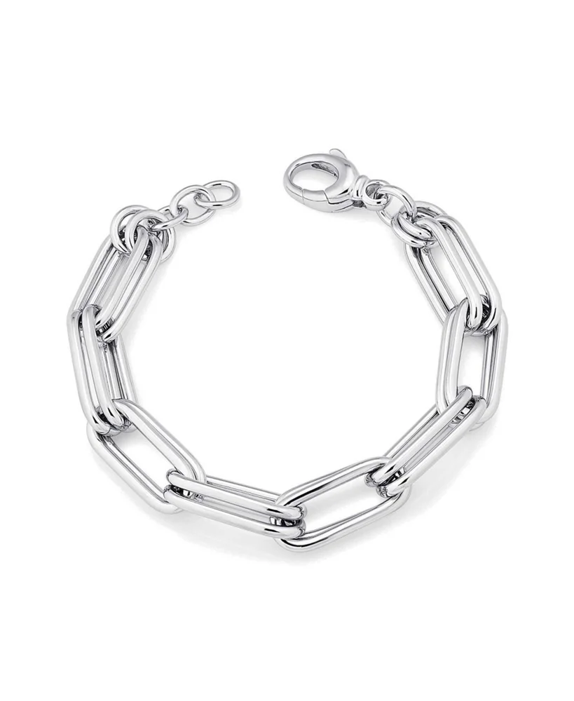 Sterling Silver Double It Paperclip Bracelet
