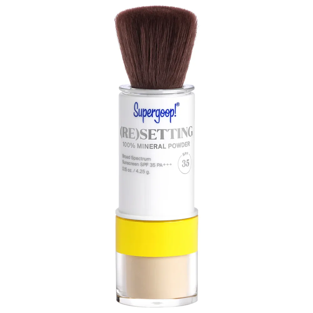 100% Mineral (Re)setting Powder Face Sunscreen SPF 35 in Translucent
