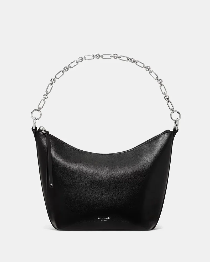 Halo Chain Leather Shoulder Bag