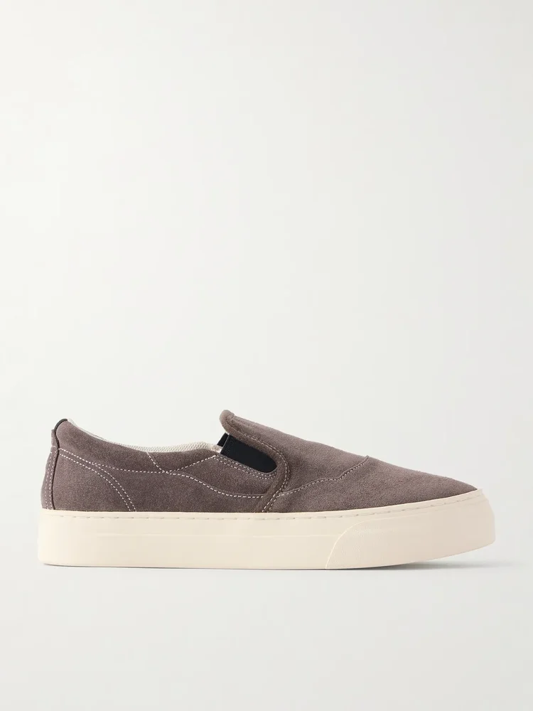 Lister Suede Slip-On Sneakers