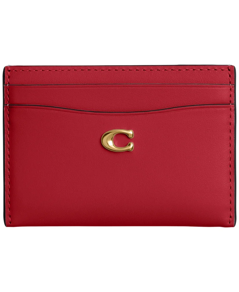 Essential Polished Pebble Leather Card Case