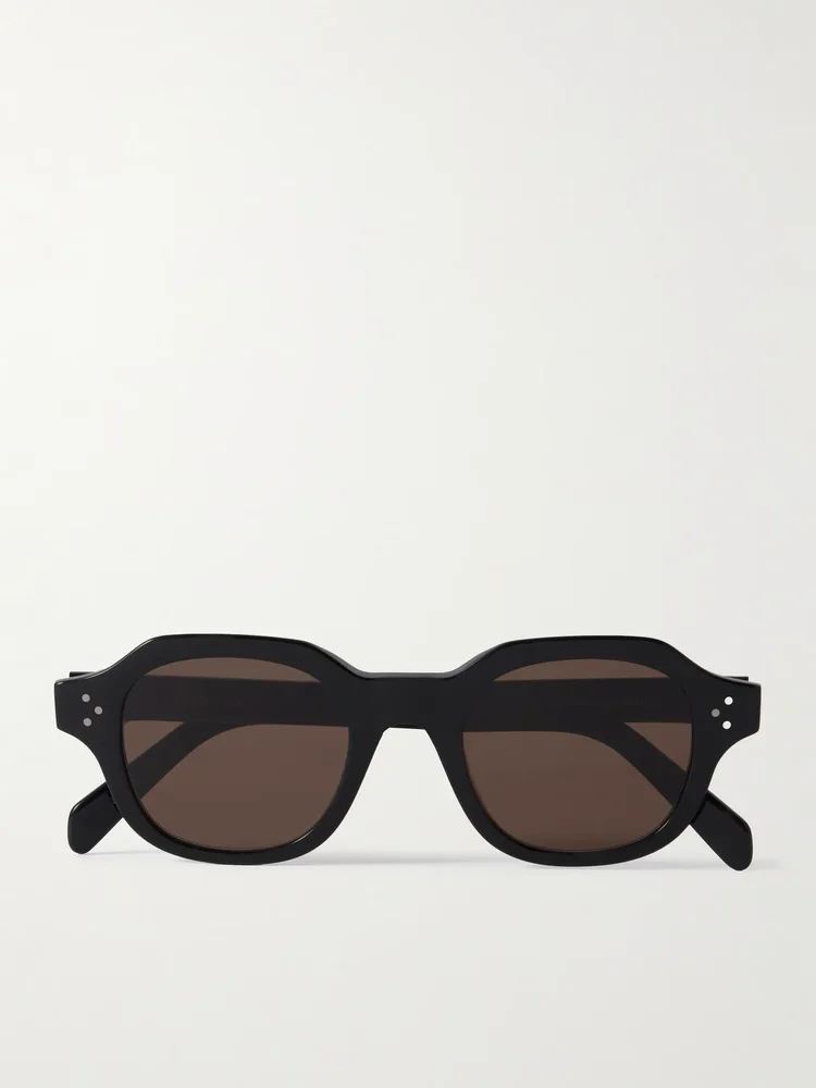 D-frame acetate sunglasses