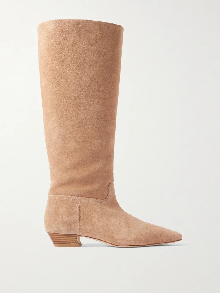 Stassi suede knee boots