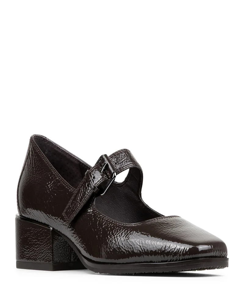 Leather Maryjane Pumps