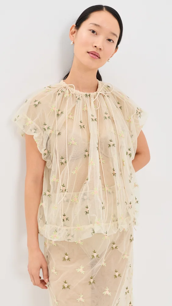 Gathered Cord Top