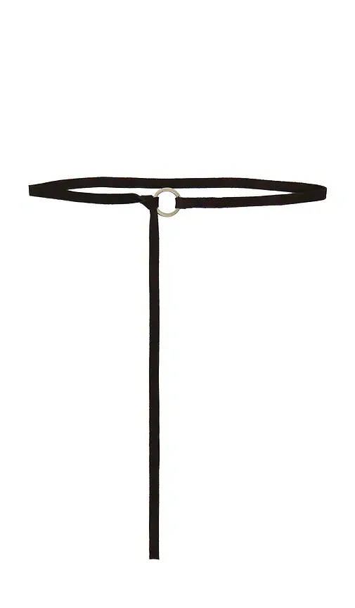 Suede Tie Belt