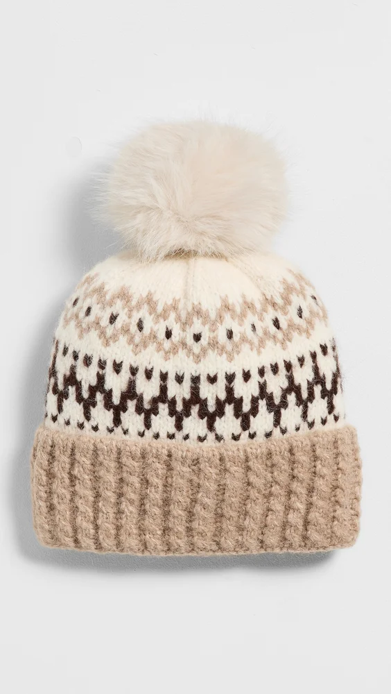Fair Isle Knit Beanie