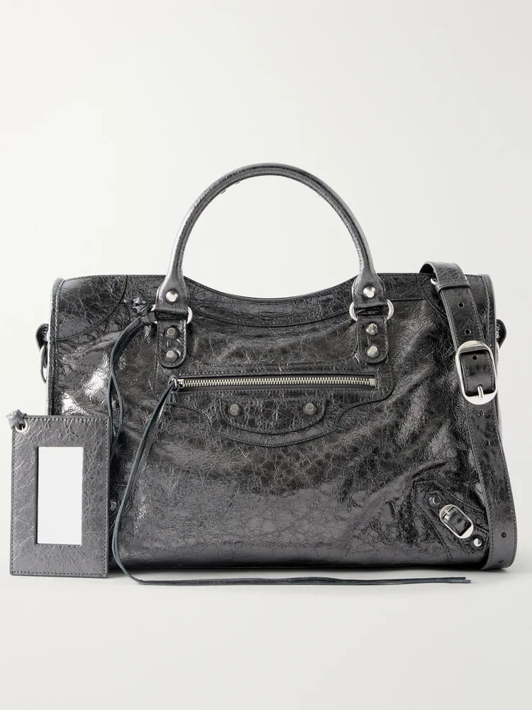 Balenciaga Le City medium leather shoulder bag