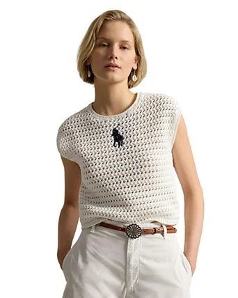 Big Pony Crocheted Sweater