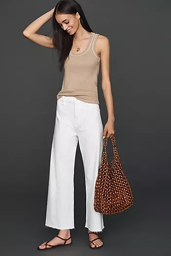 Pistola Penny High-Rise Cropped Wide-Leg Jeans