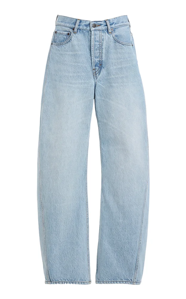 Callum Light Wash Barrel Jeans