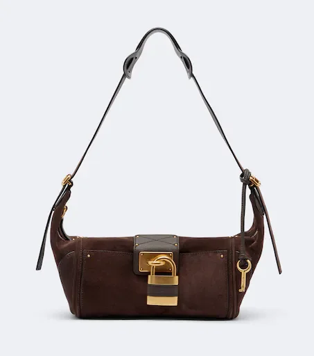 Paddington Mini suede shoulder bag