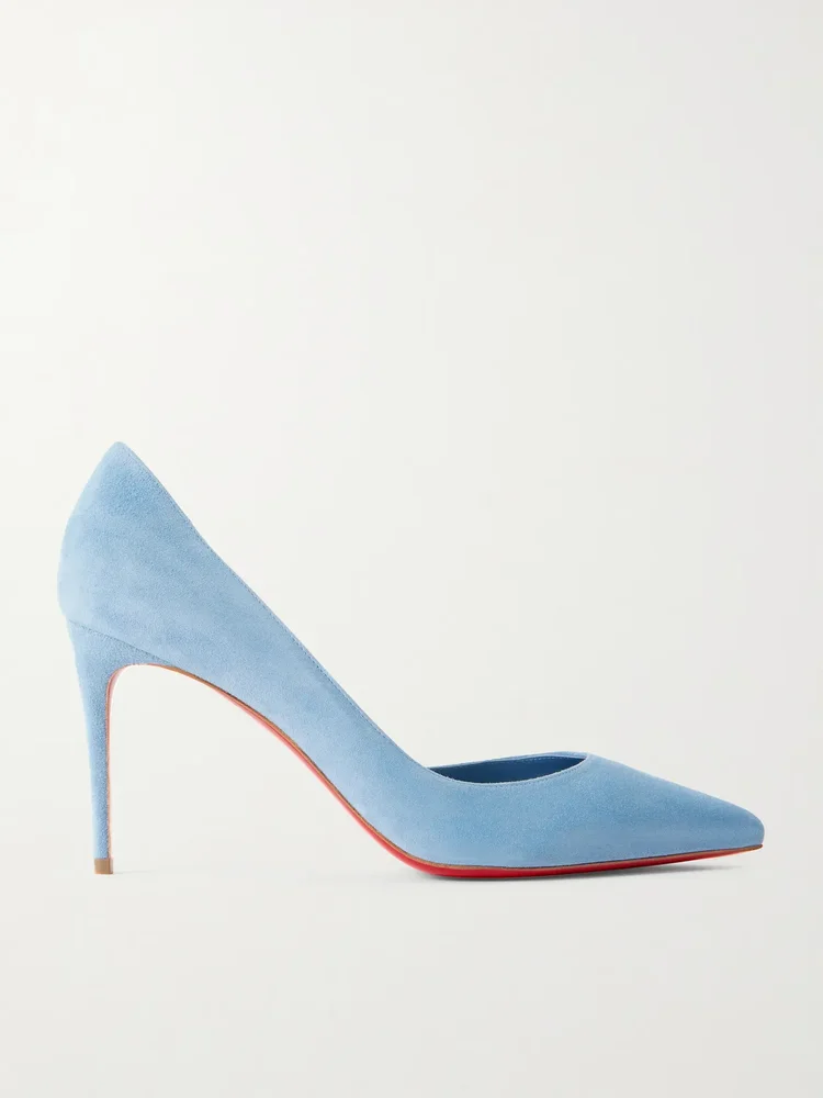 Iriza 85 suede pumps