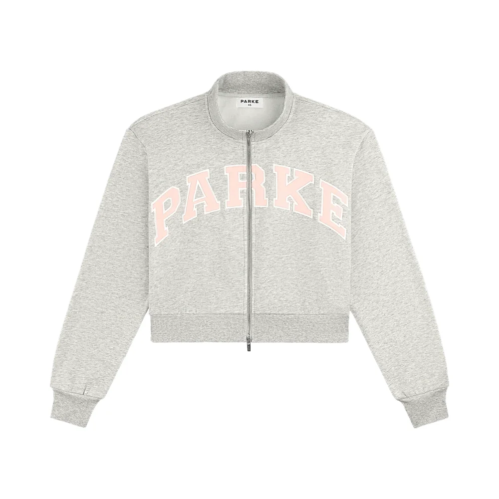 Zip Up Varsity Mockneck - Fawn