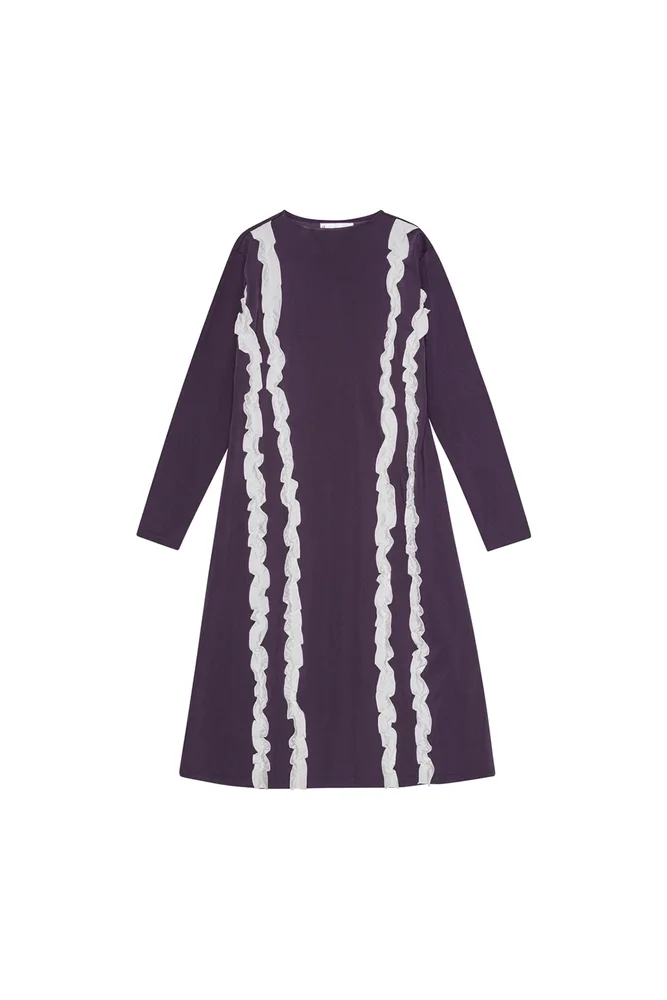 CHARLOTTE DRESS - PLUM
