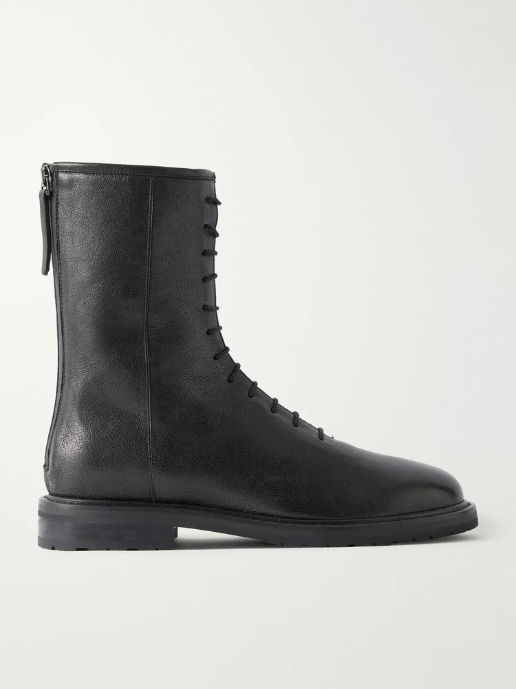 08 leather ankle boots