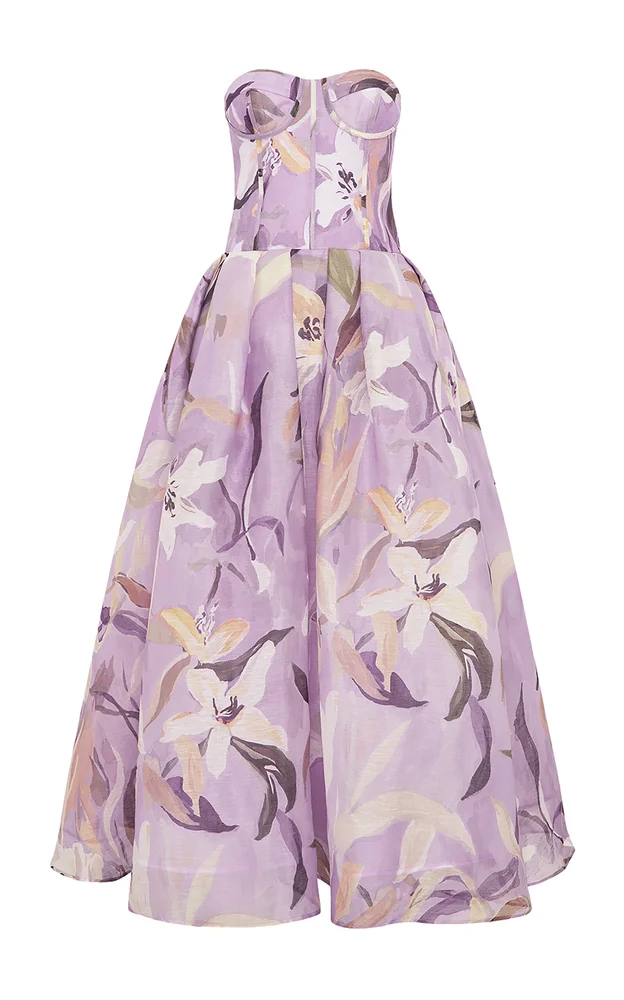 Rosalind Linen-Silk Maxi Dress