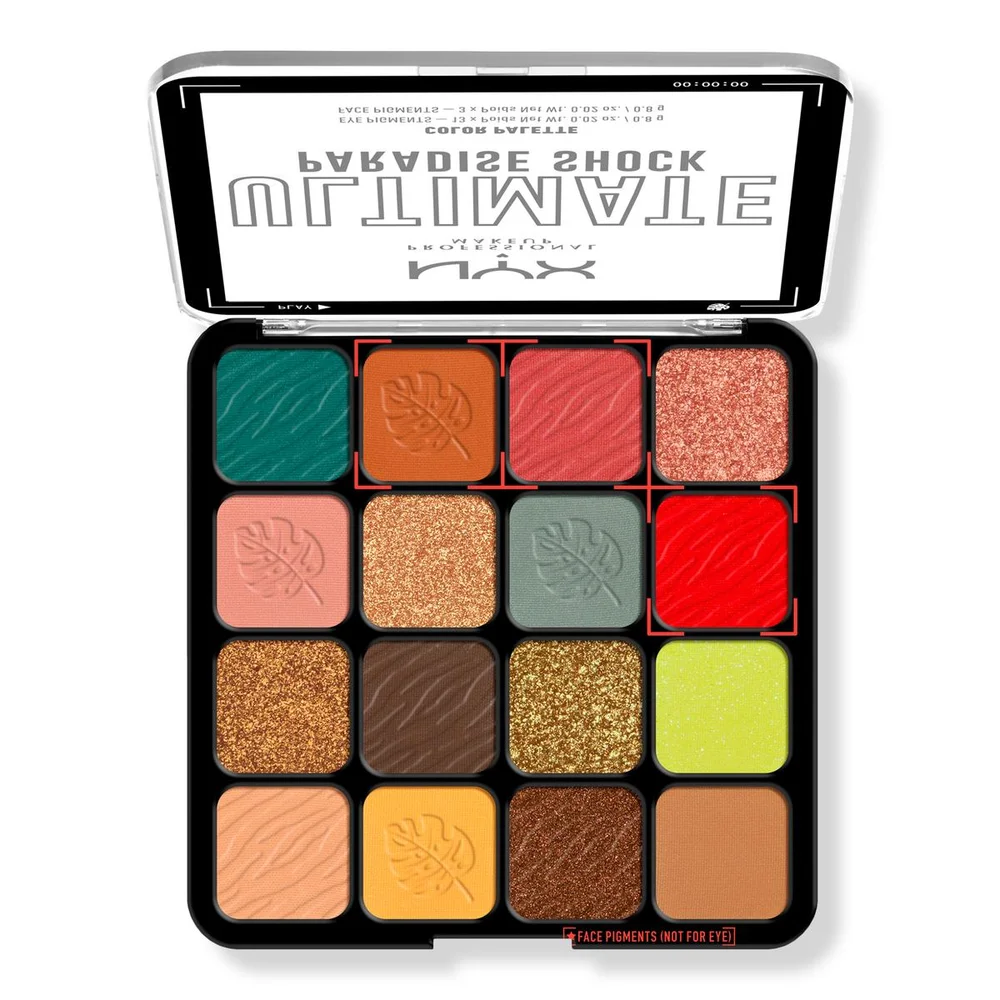 Ultimate Color Shadow Palette Paradise Shock