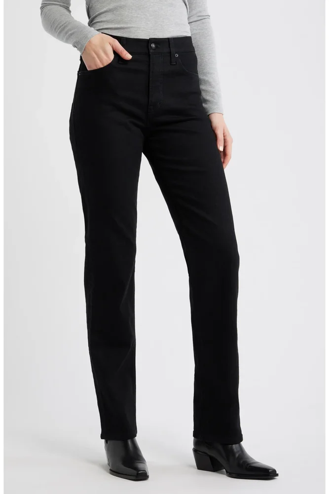 The Longline Straight Leg Jeans