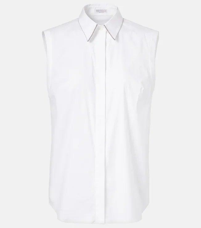 Cotton-blend shirt