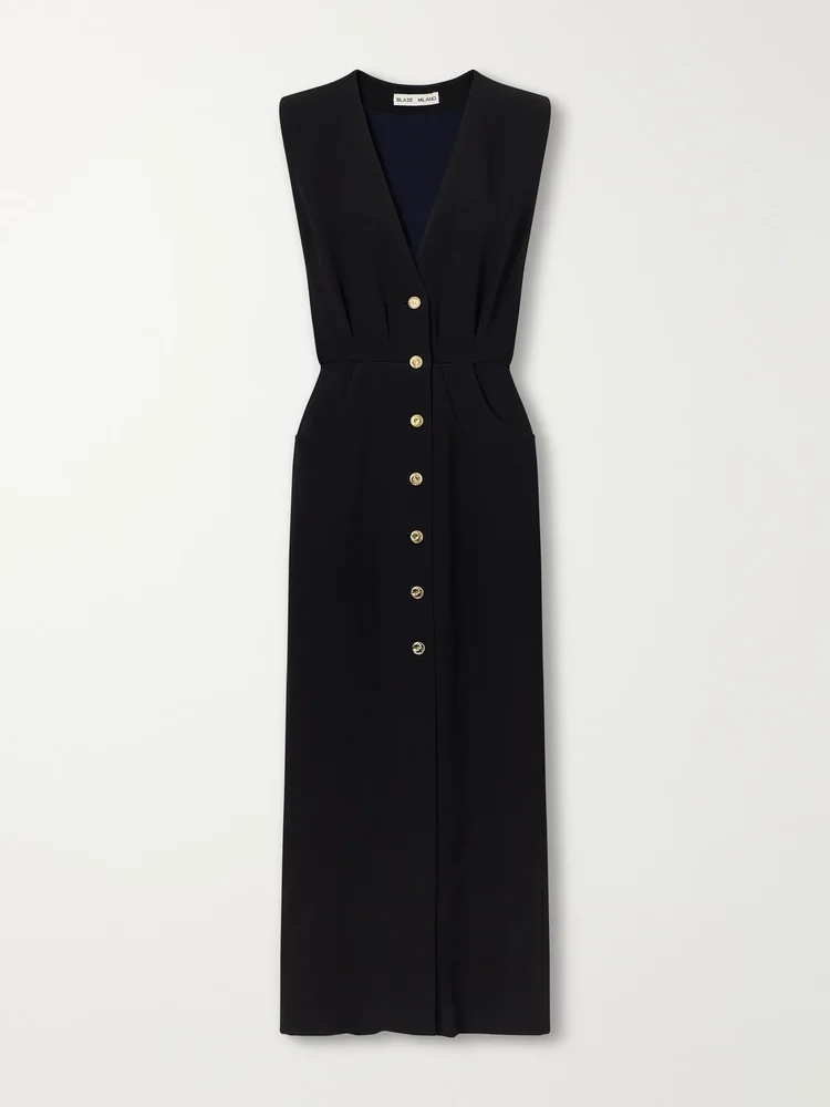 Friesian crepe maxi dress