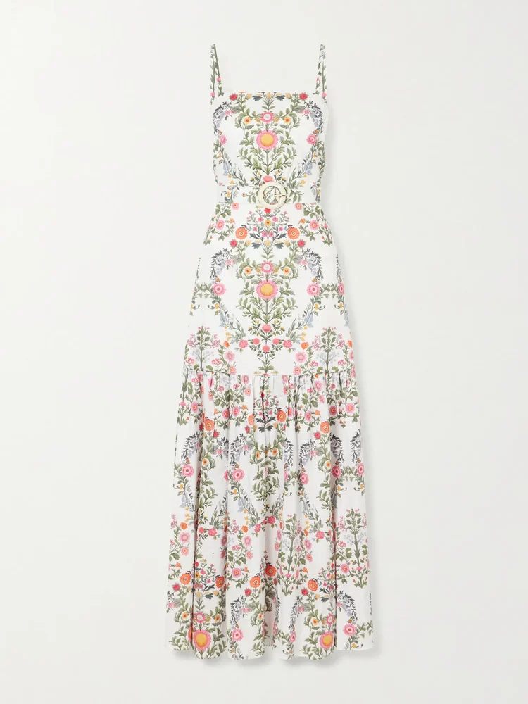 Cordiela tiered broderie anglaise cotton maxi dress
