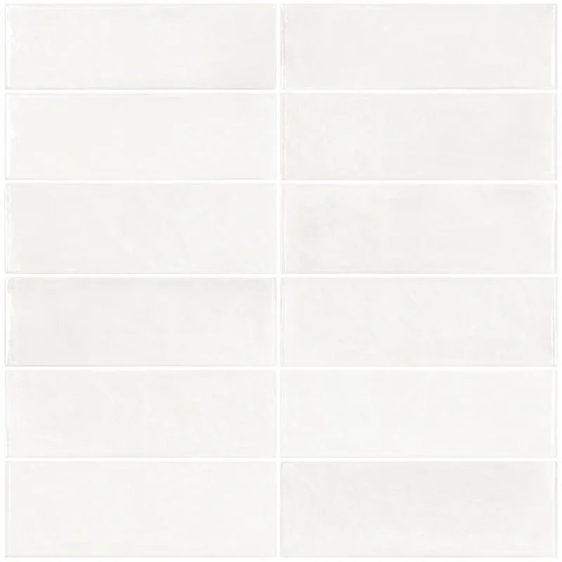 Fiona 2" x 6" Zellige Glossy Subway Wall Tiles