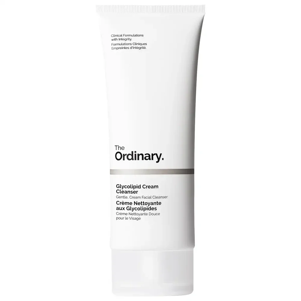 Glycolipid Cream Cleanser for Dry Skin and Makeup Removal