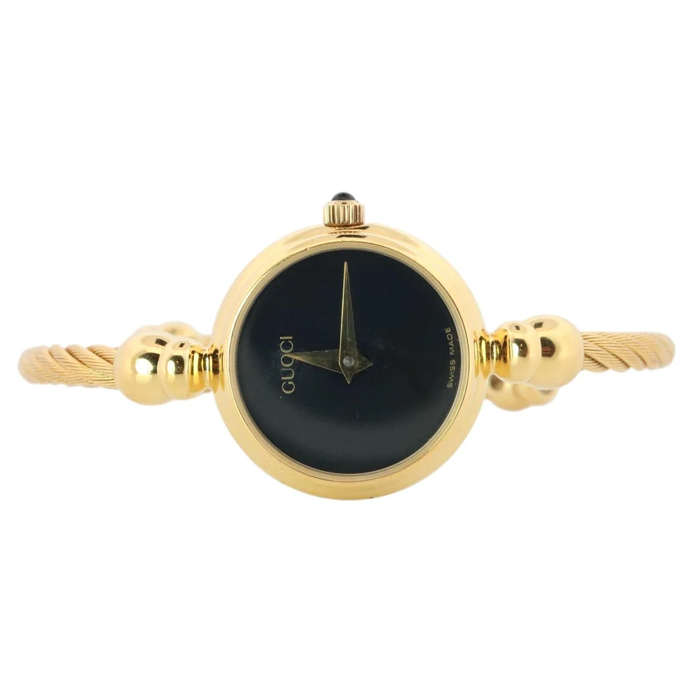 Vintage 2700.2.L Gold Tone Bangle Watch