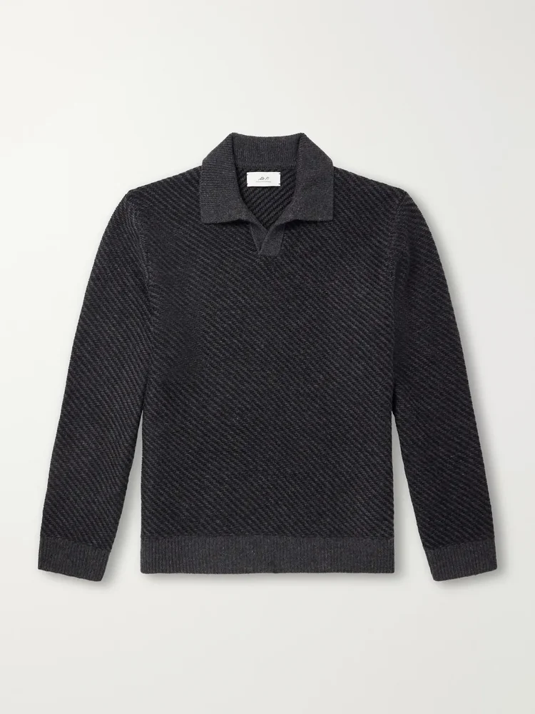 Wool Polo Sweater
