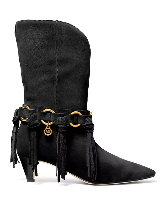 Women's Daniela Leather Fringe Boots