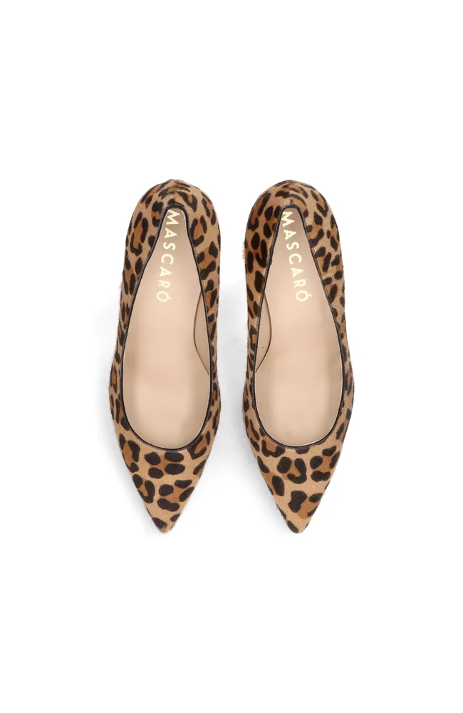 Leopard Pointed Toe Pump