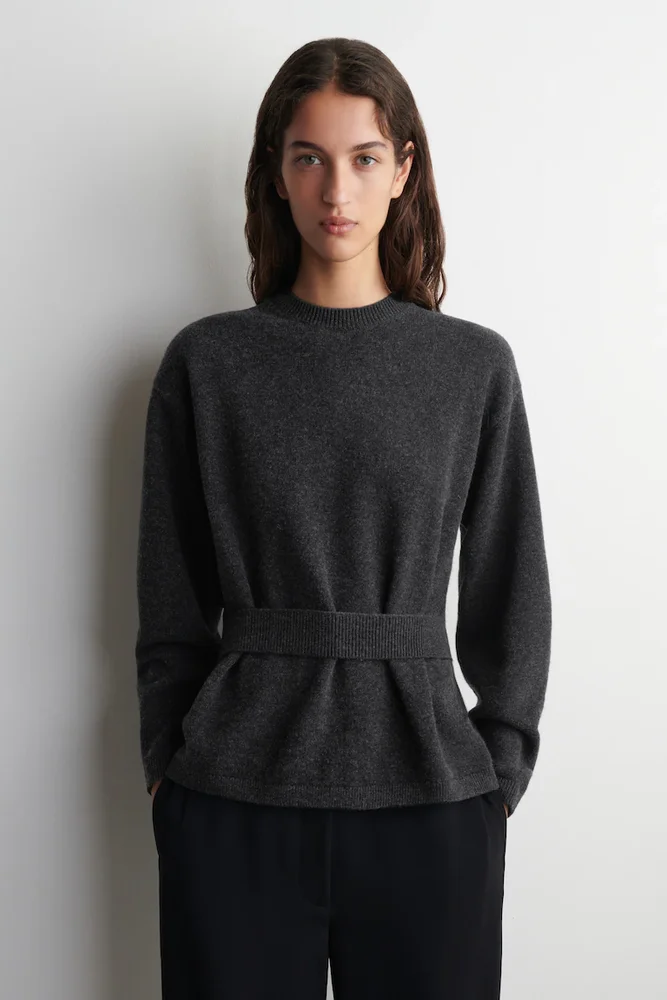 Boiled Merino Wool Zip-Up Sweater