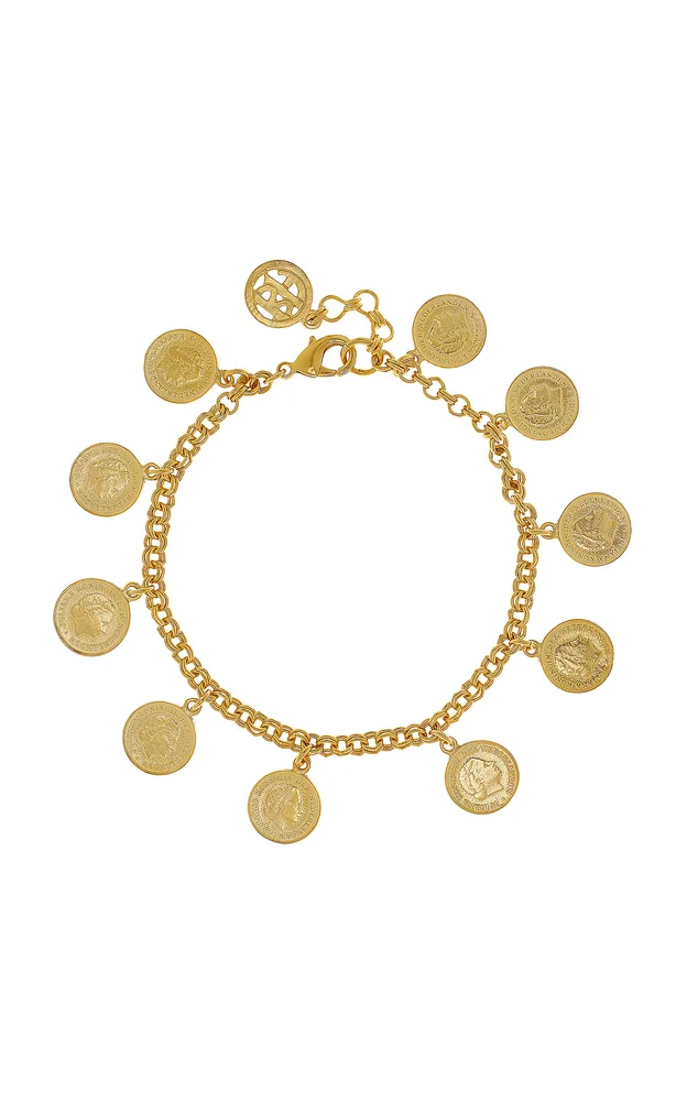 Exclusive La Isla 24K Gold-Plated Coin Anklet