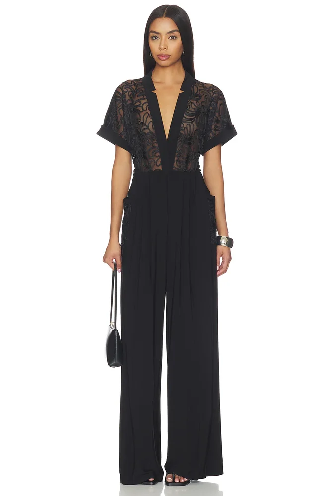Geralyn Short Sleeve Jumpsuit