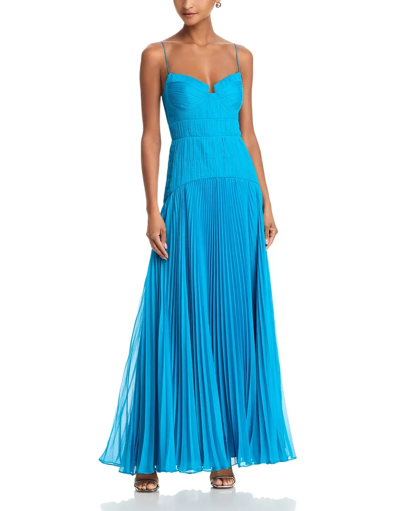 Saylor Pleated Gown