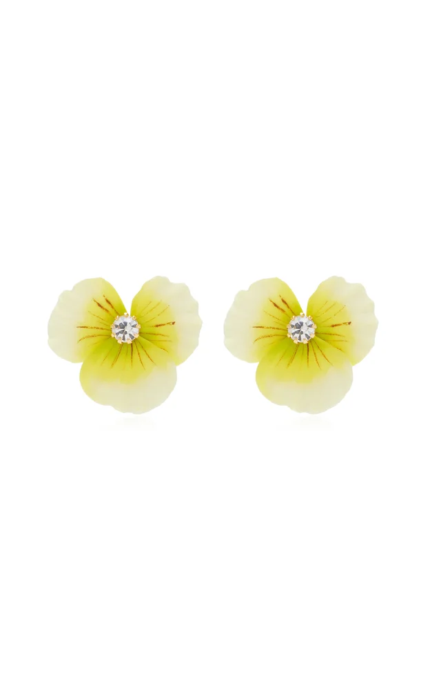 Aleah Sculpted Flower Earrings