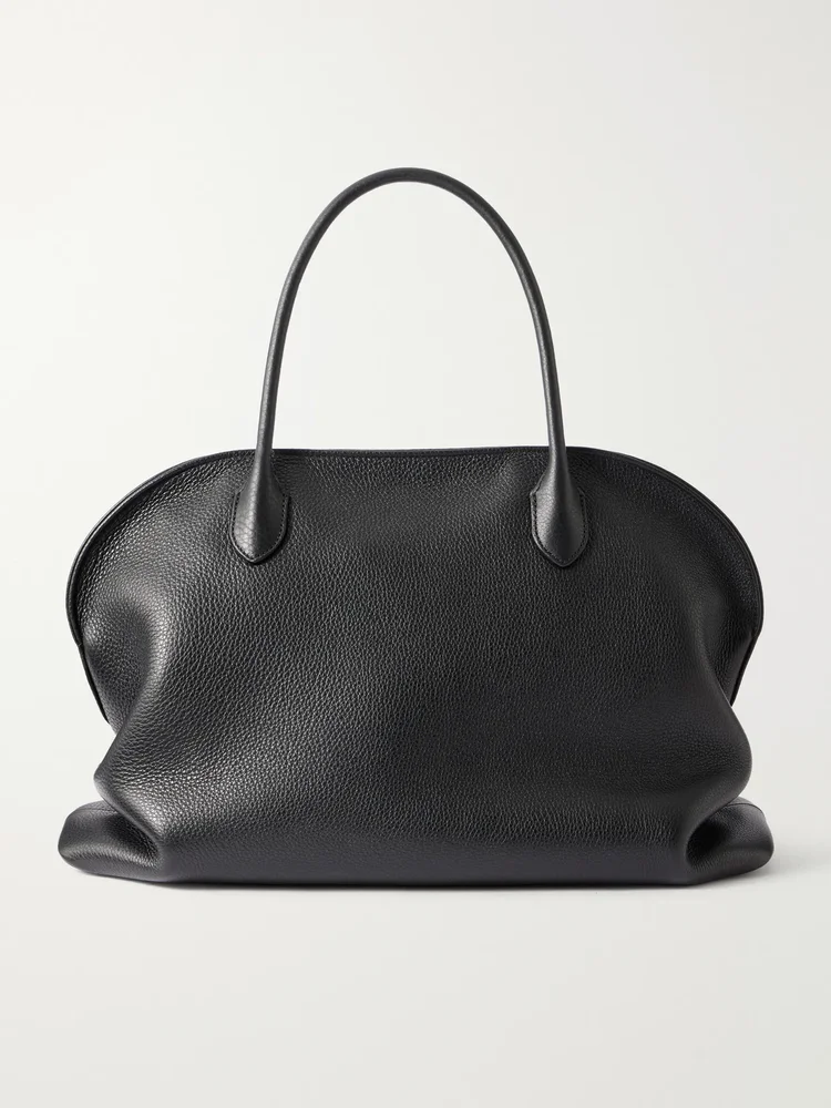 Agnes 15 textured-leather shoulder bag