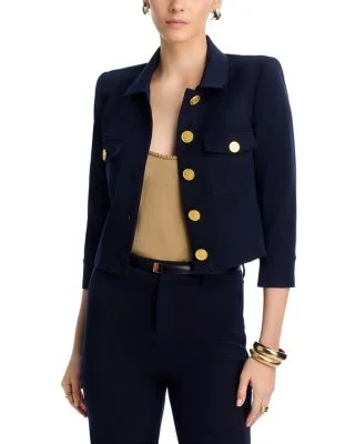 Kumi Button Front Crop Jacket