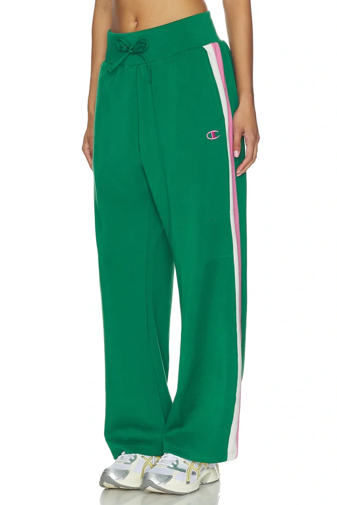 Tennis Court Wide Leg Track Pant