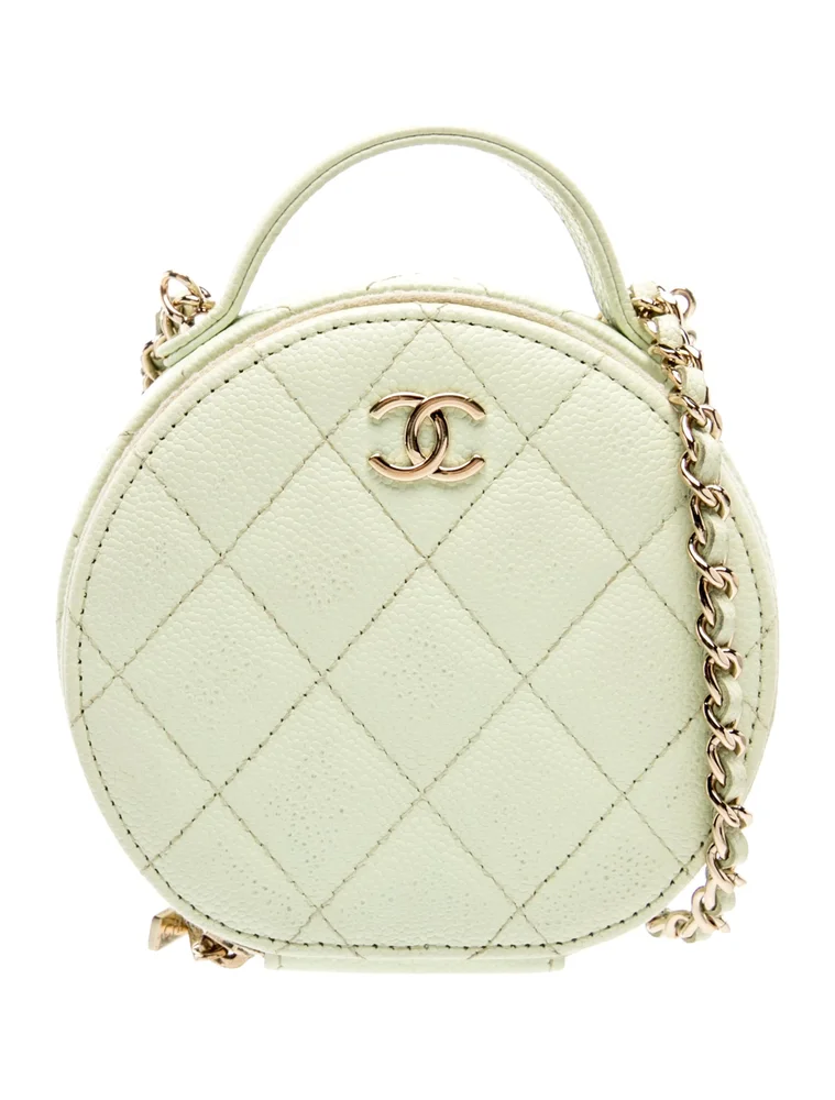 Handle With Care Round Vanity Case