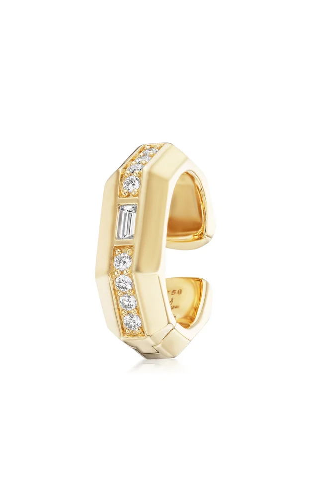 Otto 18K Yellow Gold Diamond Ear Cuff