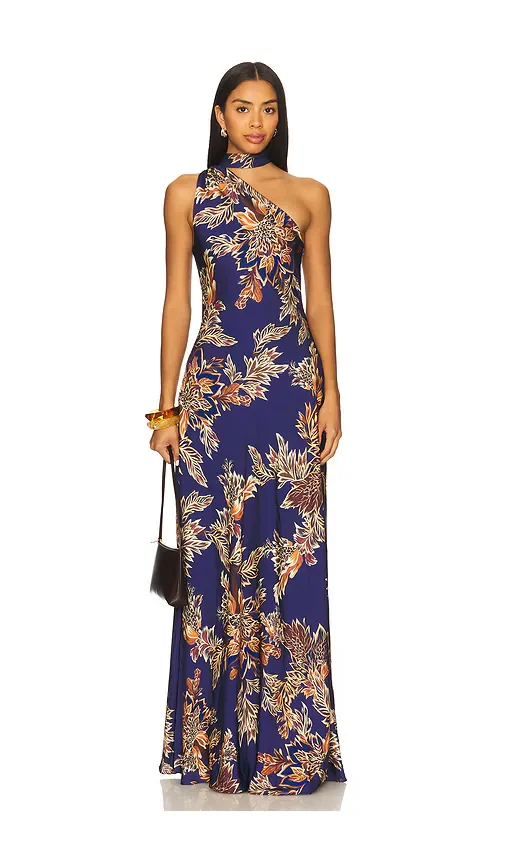 Bias Maxi Dress With Sash