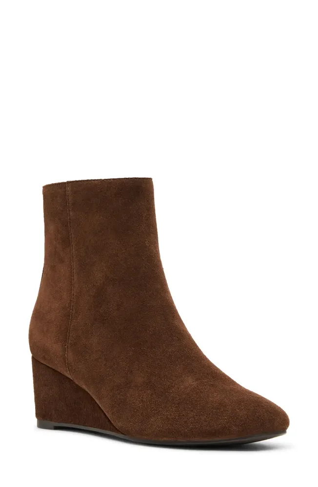 Blithe Waterproof Leather Wedge Bootie