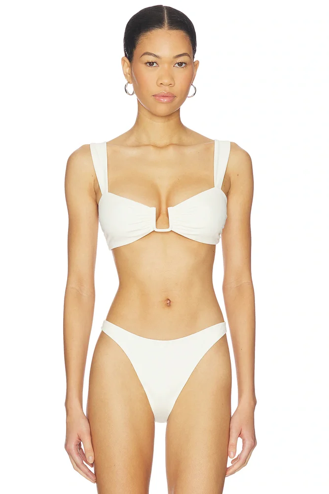 Cecile String Triangle Bikini Top
