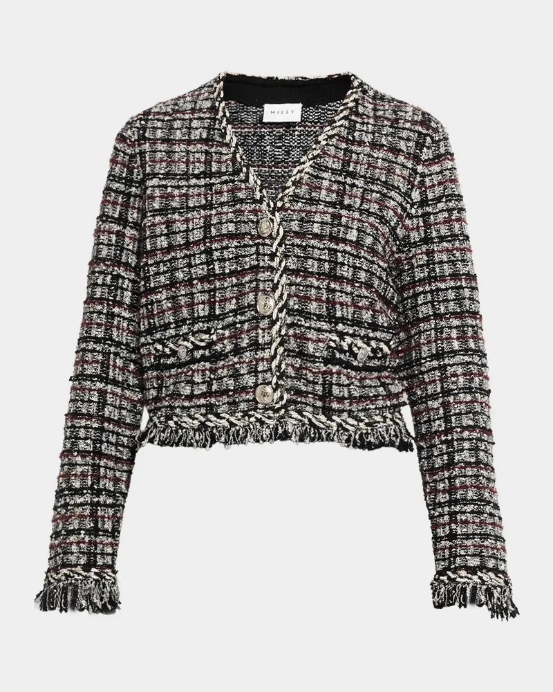 Daphne Fringe Tweed Jacket