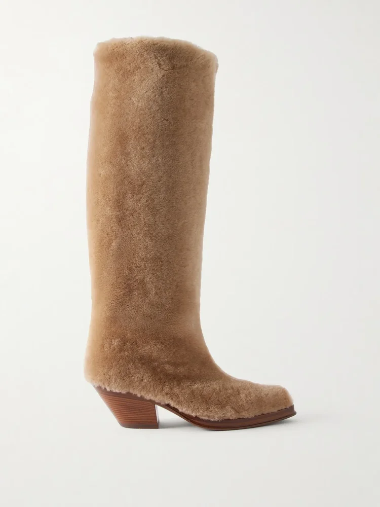 Waite 55 shearling knee boots