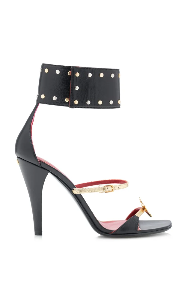 Cuffie Studded Leather Sandals